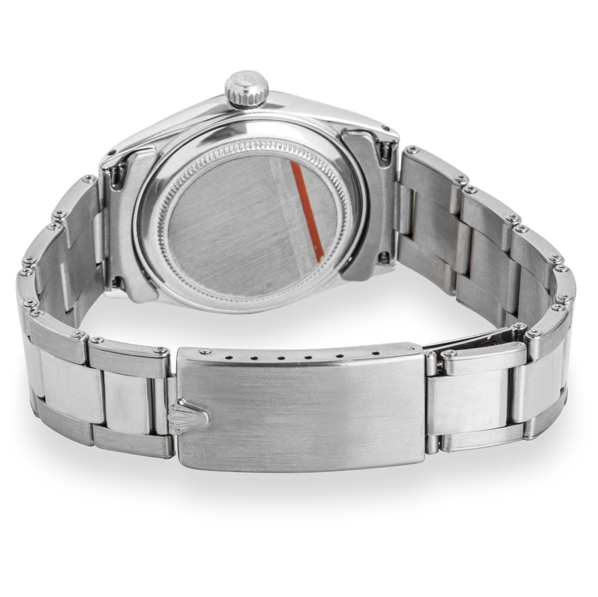 Rolex 18k White Gold Datejust Vintage Mid-Size Wristwatch 6627 For Sale 1