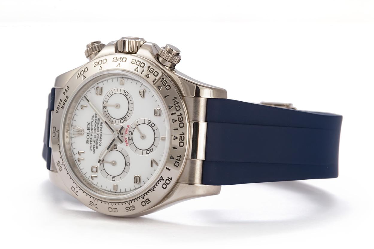 rolex daytona panda rubber strap