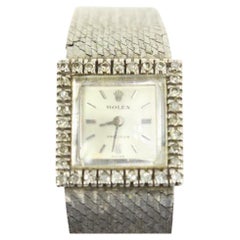 Rolex 18K White Gold Diamond Watch Ref 2157 1R524a