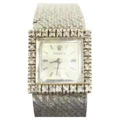 Rolex 18K White Gold Diamond Watch Ref 2157 86r323s