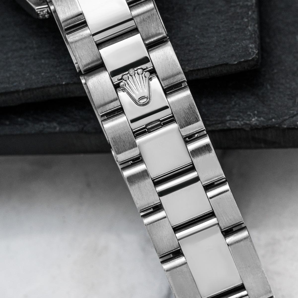Rolex 18 quilates de oro blanco de la madre de la perla Dial de diamantes conjunto Dayjust de las mujeres 179239 2