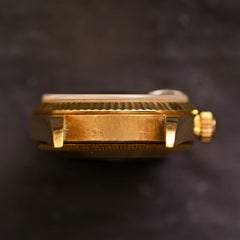 Rolex 18K Gelbgold 31mm Datejust Gold Zifferblatt mit Diamant Indexe Ref. 68278