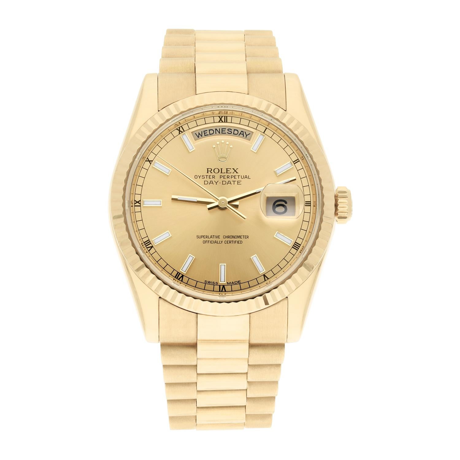 This watch has been professionally polished, serviced and does not have any visible scratches or blemishes. It is a genuine Rolex which has been inspected to verify authenticity. The bracelet is in mint condition.

Sale comes with a Rolex box and
