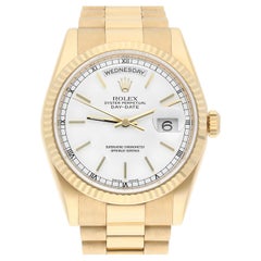 Rolex Day-Date President 36mm in oro giallo 18 carati 118238 in condizioni di zecca completo