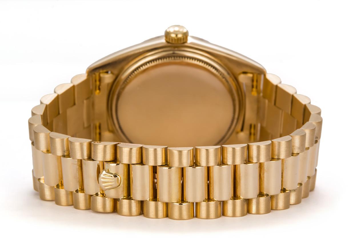 Rolex 18 Karat Yellow Gold Day-Date President 1803 In Excellent Condition In Tustin, CA