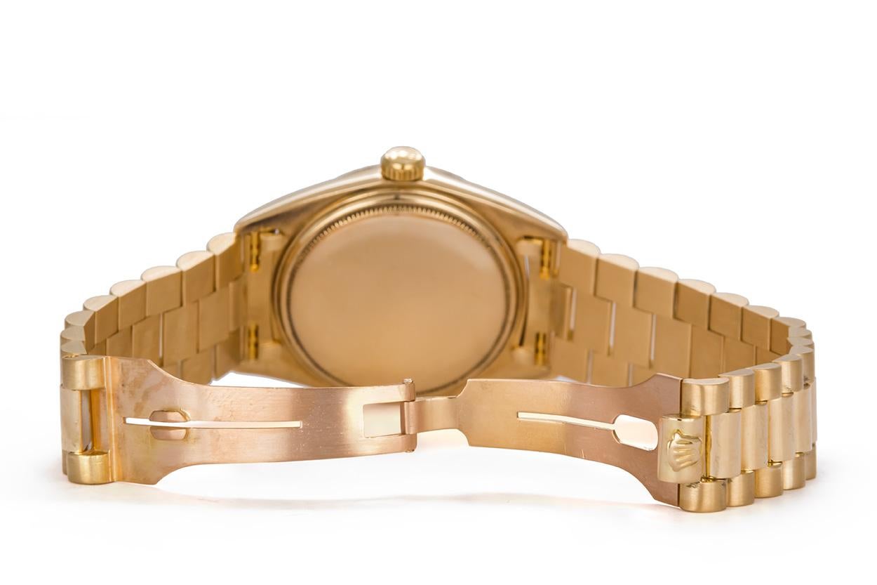 Women's or Men's Rolex 18 Karat Yellow Gold Day-Date President 1803