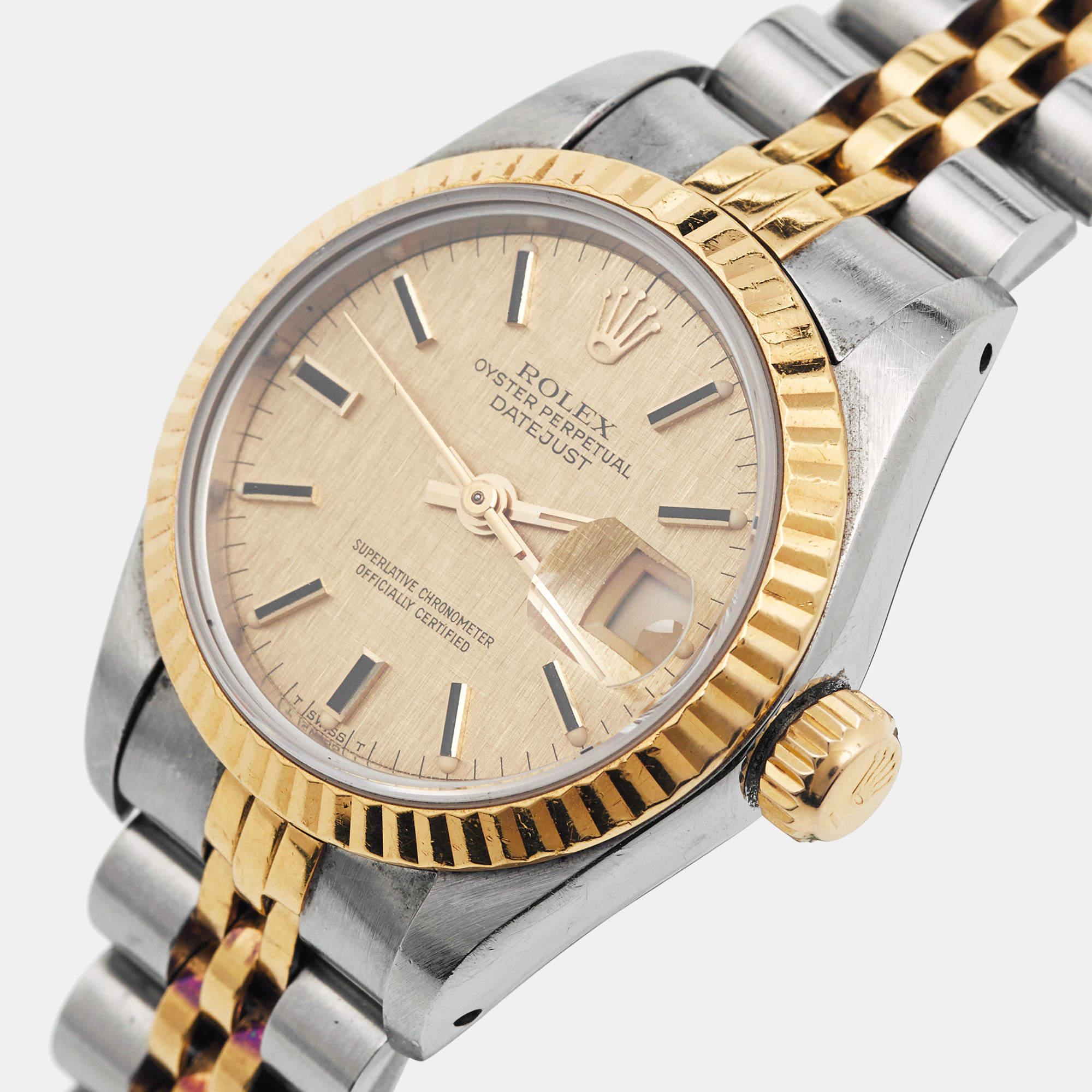 A luxury watch you will love having in your collection is this one from Rolex. Celebrated for its classy style details, innovation, and luxe factor, Rolex delivers some of the most coveted watches in the world. You'll enjoy wearing this one.

