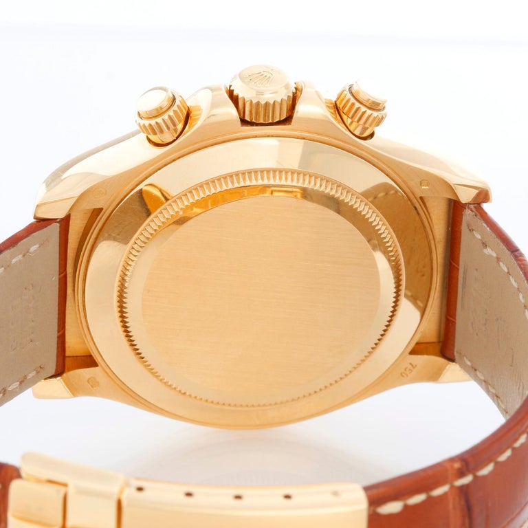 Rolex 18k Yellow Gold Cosmograph Daytona Men's Watch 116518 1