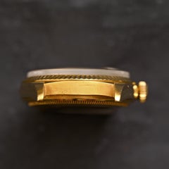 Rolex 18K Yellow Gold Datejust Silver Dial Ref. 1601 w/ Leather Strap