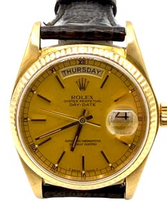 Rolex 18K Yellow Gold Day Date 36mm Watch