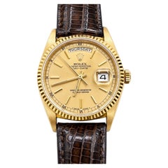 Rolex 18K Yellow Gold Day Date 36mm Watch