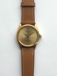Rolex Yellow Gold Oyster Perpetual Zephyr Automatic Wristwatch, 1960s