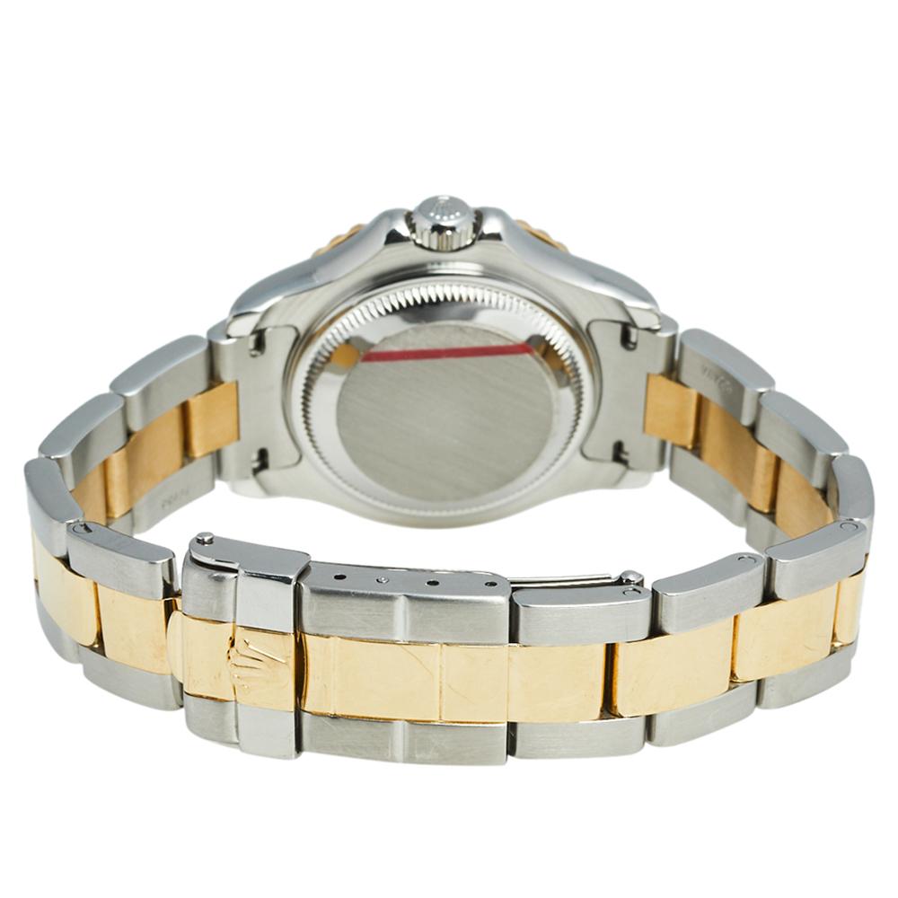 Rolex  18k Yellow Gold Stainless Steel Yacht Master 69623 Women's Wristwatch 29  4