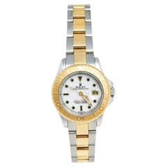 Rolex  Montre-bracelet pour femme Yacht Master en or jaune 18 carats et acier inoxydable 69623 29 