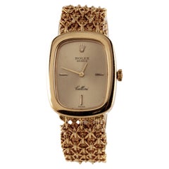 Rolex 18k Yellow Gold Women's Cellini Dress Watch w/ Original Band and Box 1601