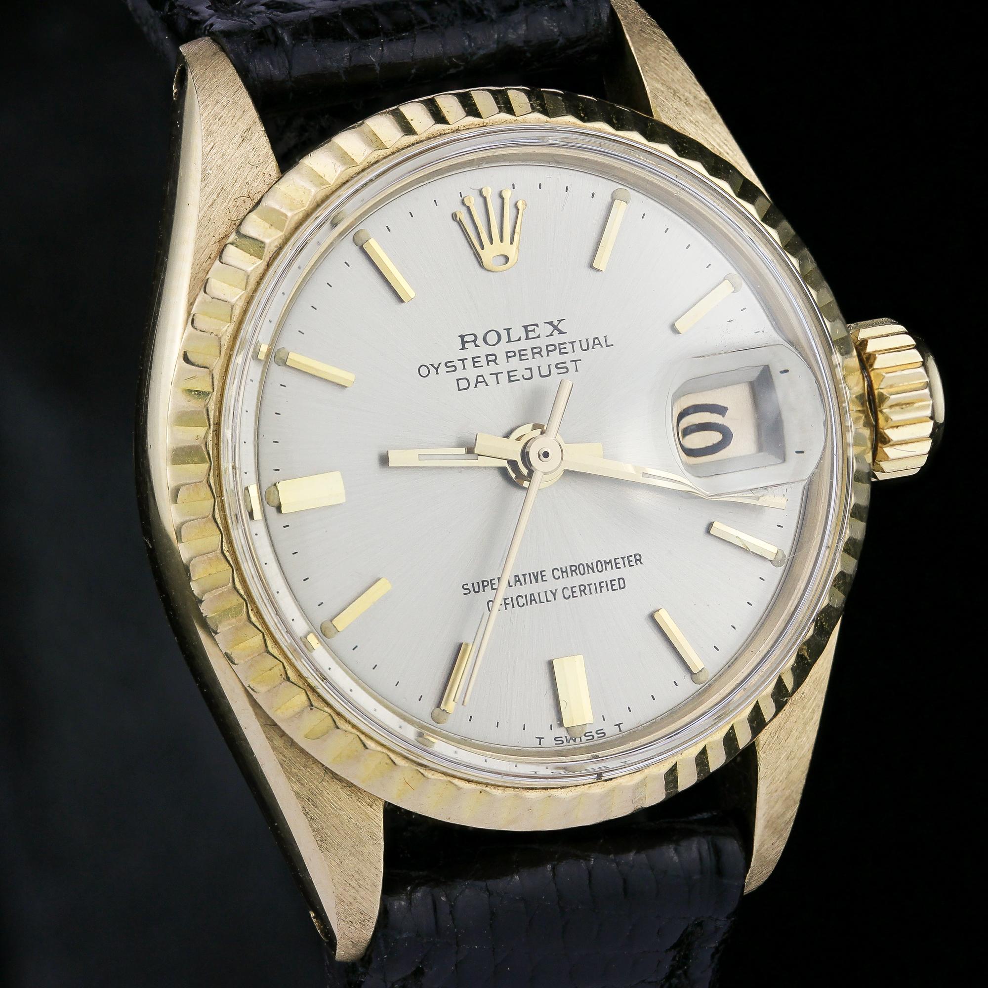 Rolex 18kt Gold Ladies Datejust Ref 6517-8, Circa 1969 1