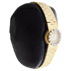 Rolex 18Kt Gold Ladies Modernist Style for Serpico & Laino Diamond Bezel 1960's