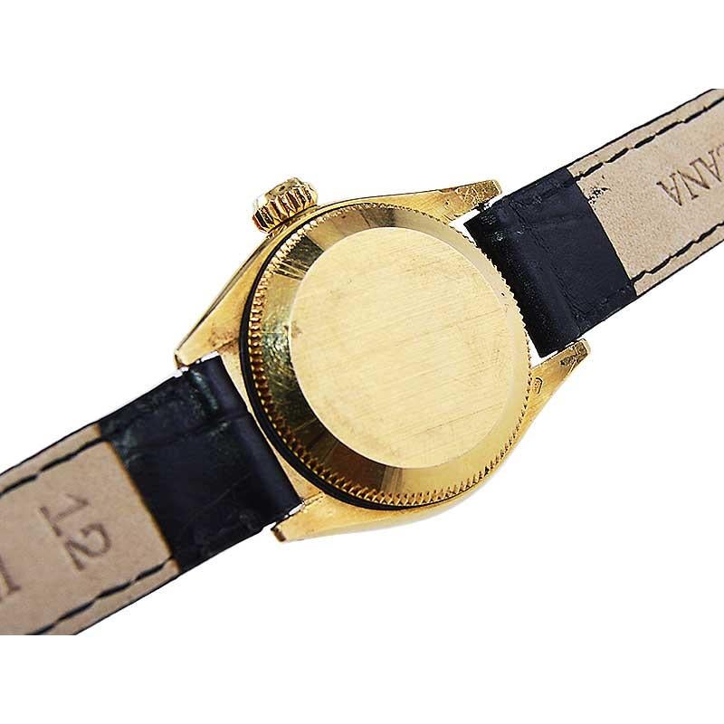 Rolex 18Kt. Gold-Damenuhr in neuem Zustand aus dem Jahr 1960 6