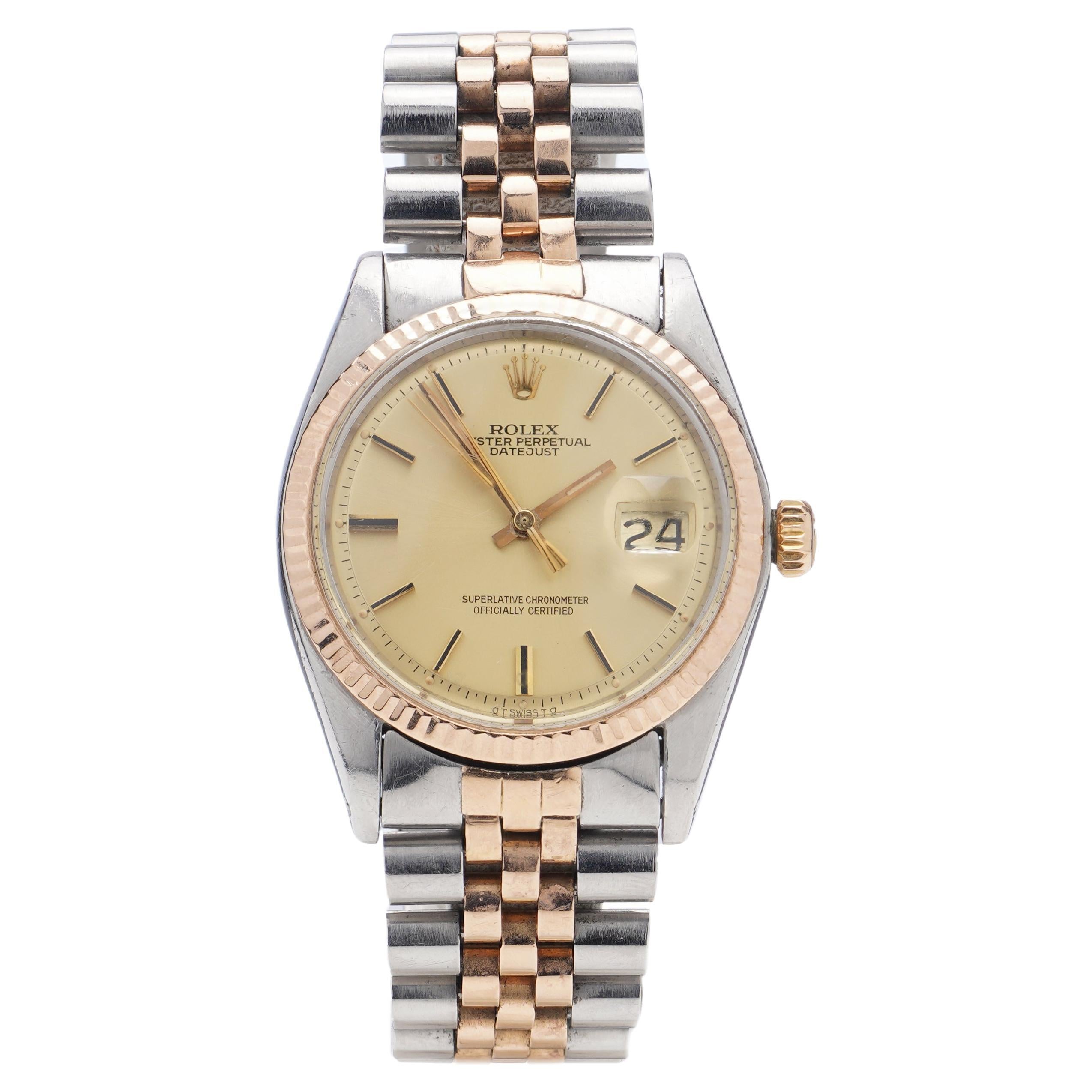 Rolex 18kt. Rose Gold and Stainless Steel Oyster Perpetual Datejust
