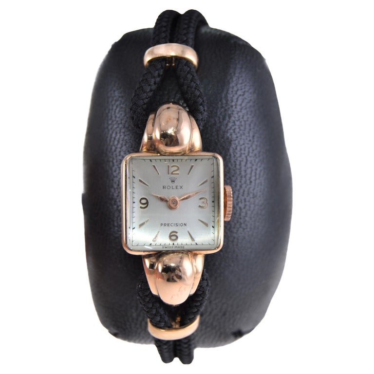 Rolex 18kt. Rose Gold Art Deco Ladies Watch with Original  display picture 2