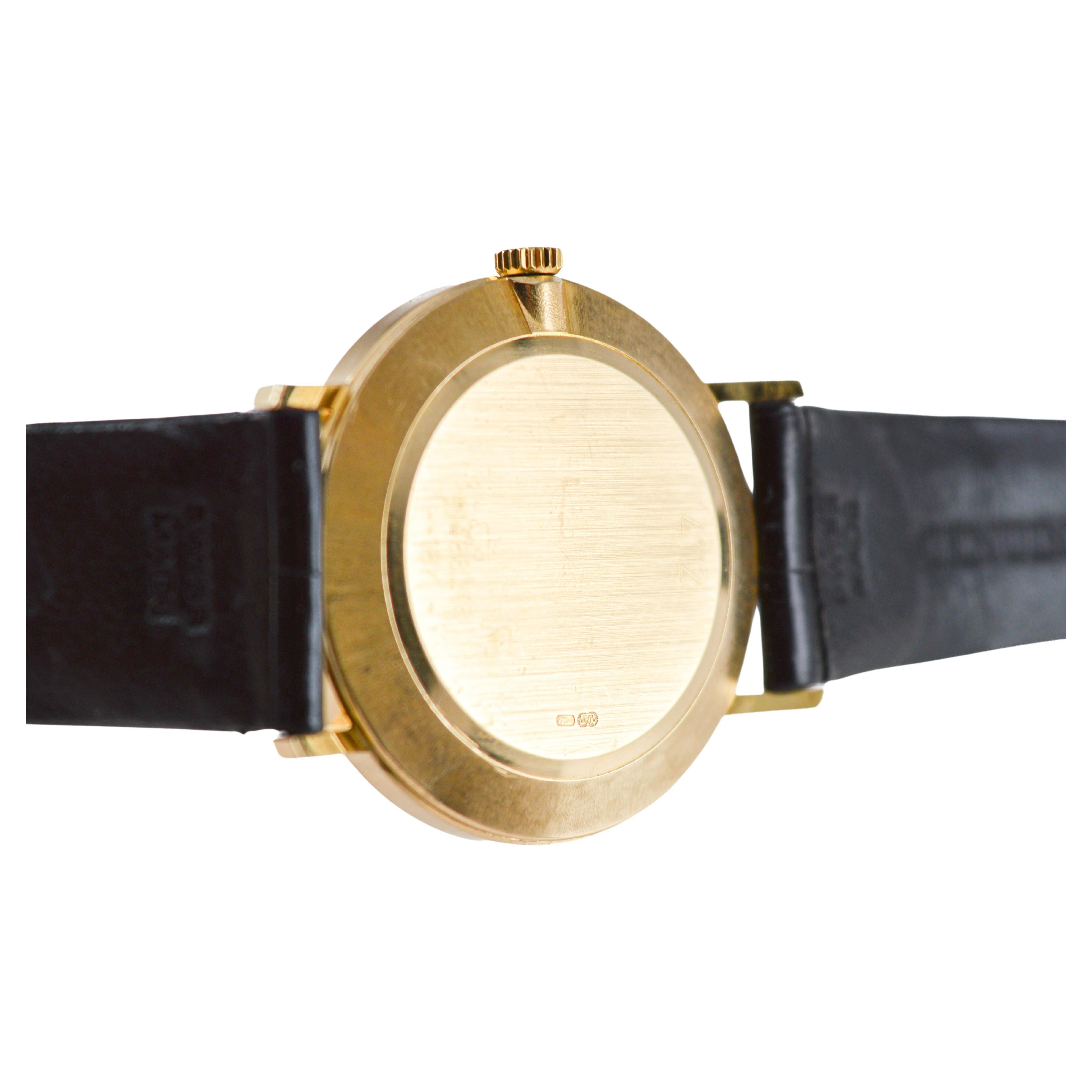 Rolex 18Kt Massivgold Cellini alle Original mit Factory-Riemen und Schnalle 1990er Jahre 9