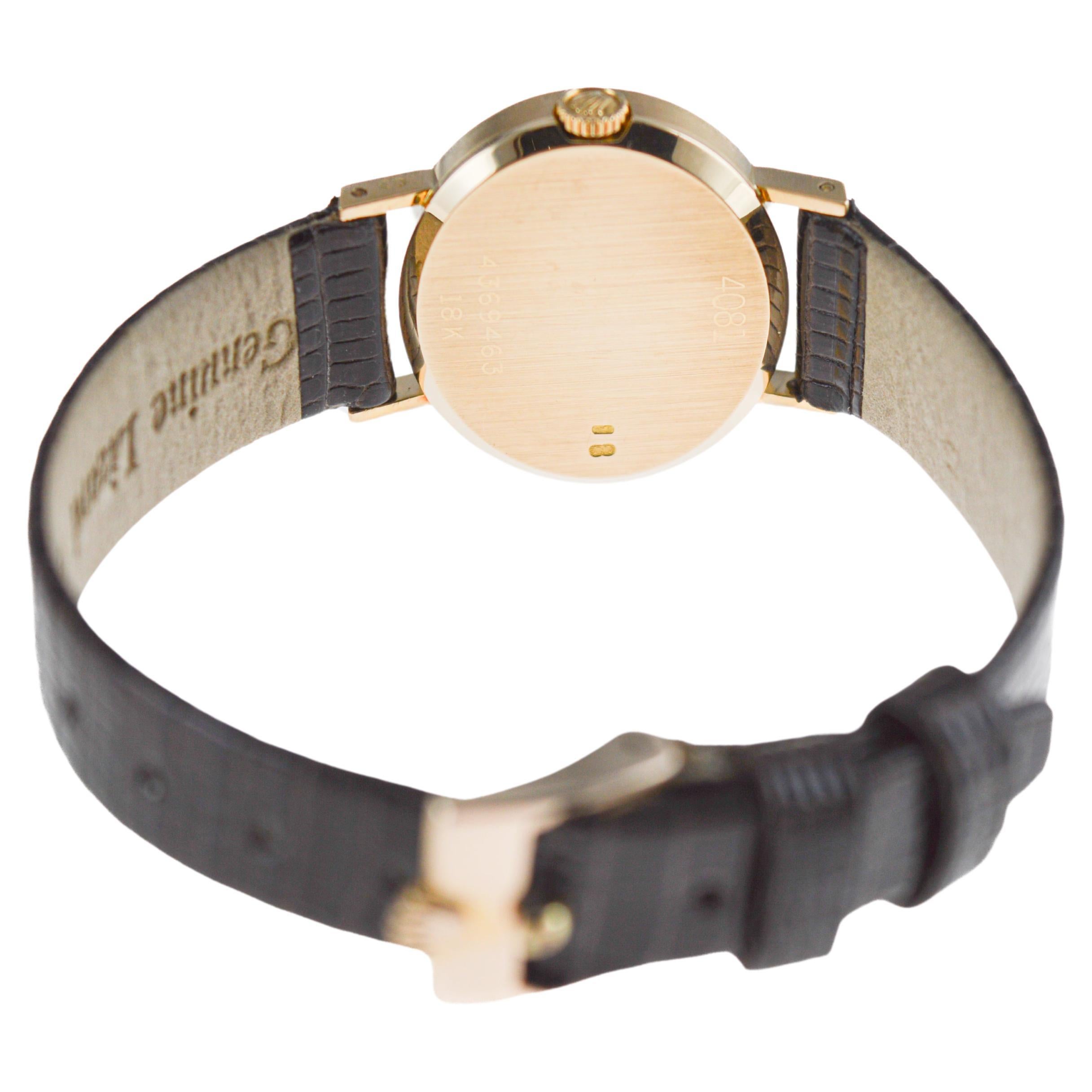 Rolex 18Kt Solid Gold Cellini Series Ladies Watch in Original Condition 1980's In Excellent Condition For Sale In Long Beach, CA