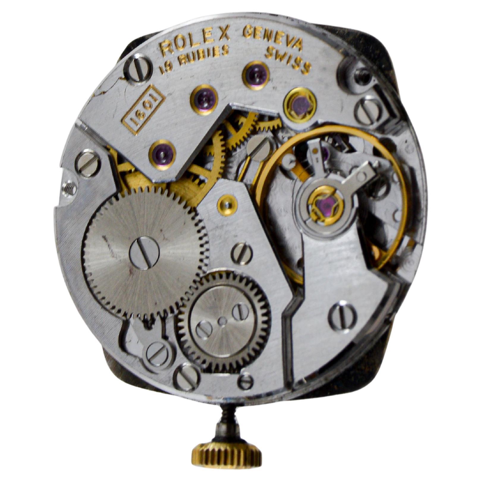 Rolex Montre Cellini pour dames en or massif 18Kt 1970 avec cadran champagne d'origine en vente 12