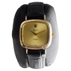Rolex 18Kt Solid Gold Ladies Cellini Watch 1970s with Original Champagne Dial