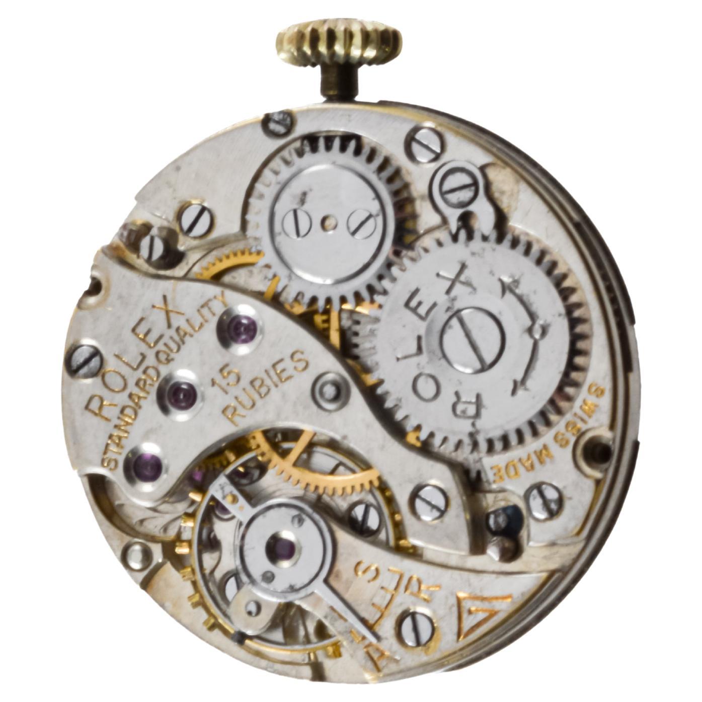 Rolex 18Kt Solid Gold Ladies Tortue Shaped Watch from 1915 8