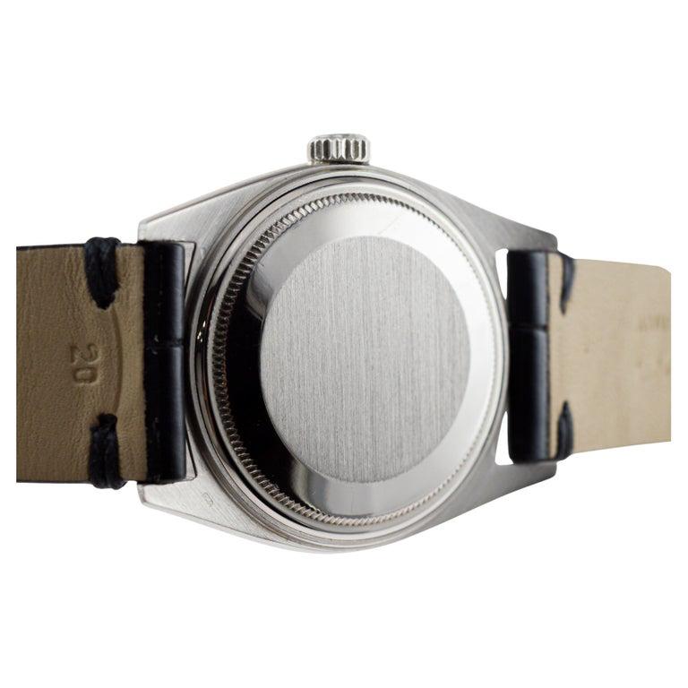 Rolex 18Kt Solid White Gold President with a Flawless Original Dial from 1963 For Sale 6