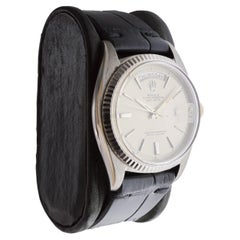 Rolex 18Kt Solid White Gold President with a Flawless Original Dial from 1963