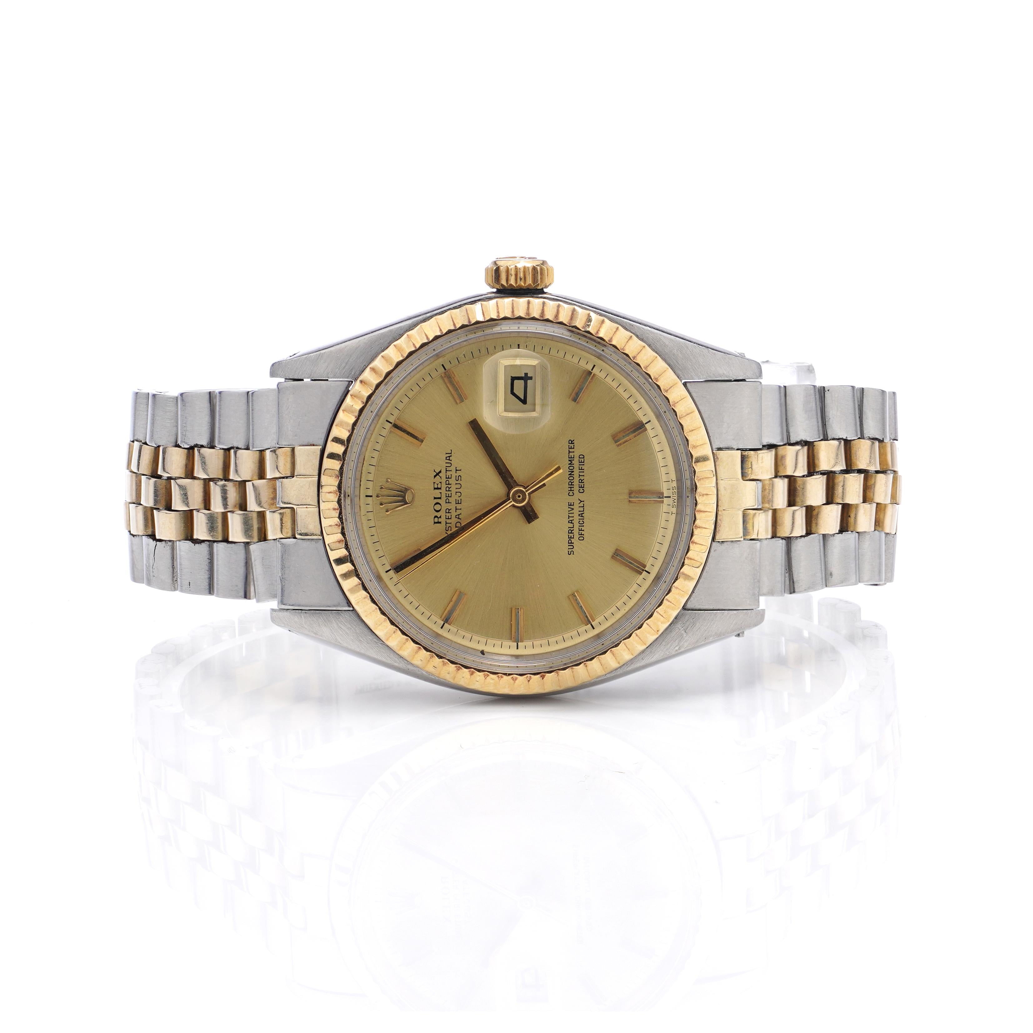 gold rolex oyster perpetual datejust