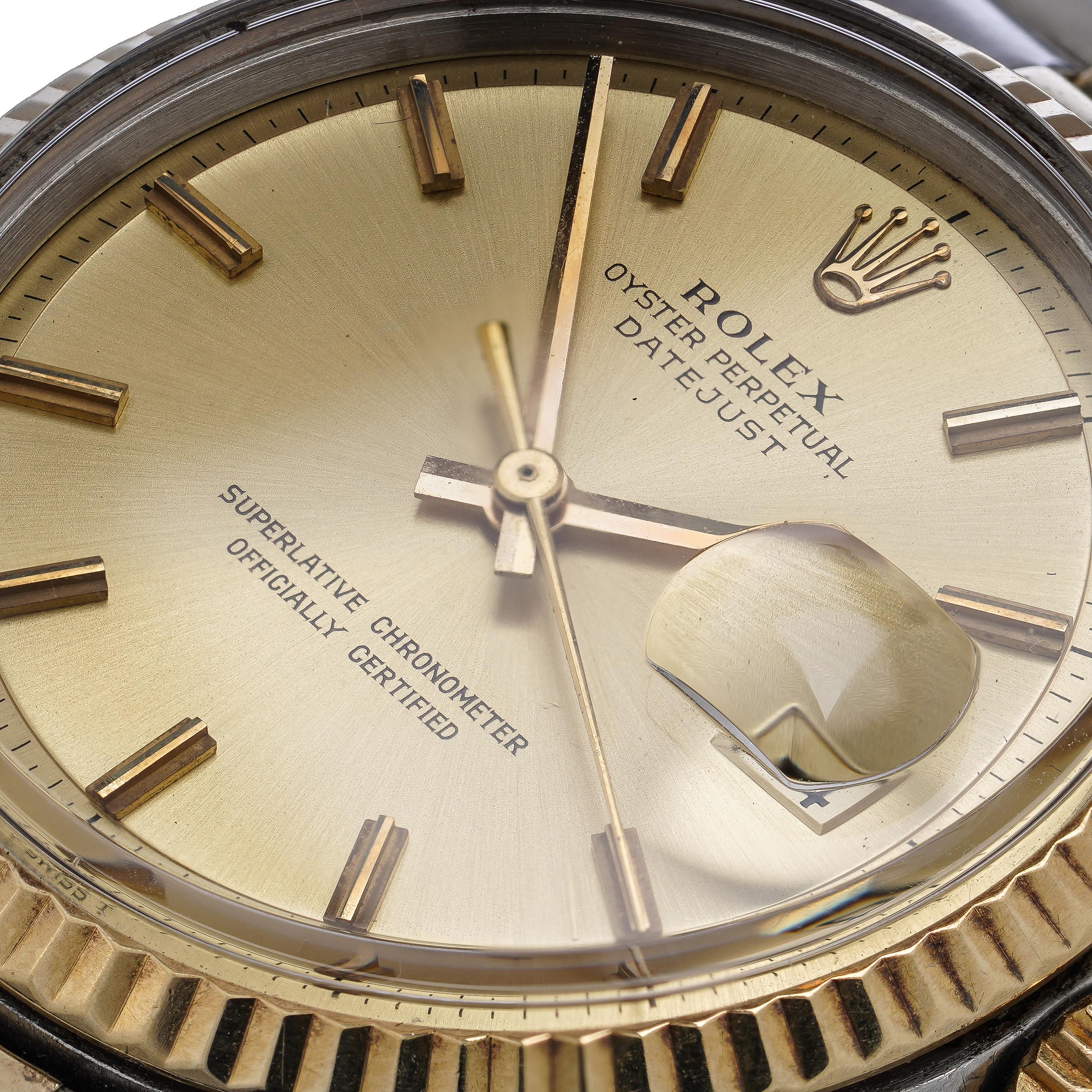 Rolex 18kt. Yellow Gold and Stainless Steel, Oyster Perpetual Datejust, 1601 1