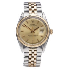 Rolex 18kt. Oro giallo e acciaio inossidabile, Oyster Perpetual Datejust, 1601