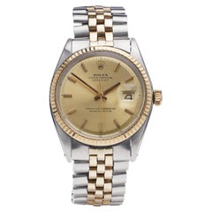 Vintage Rolex 18kt. Yellow Gold and Stainless Steel, Oyster Perpetual Datejust, 1601