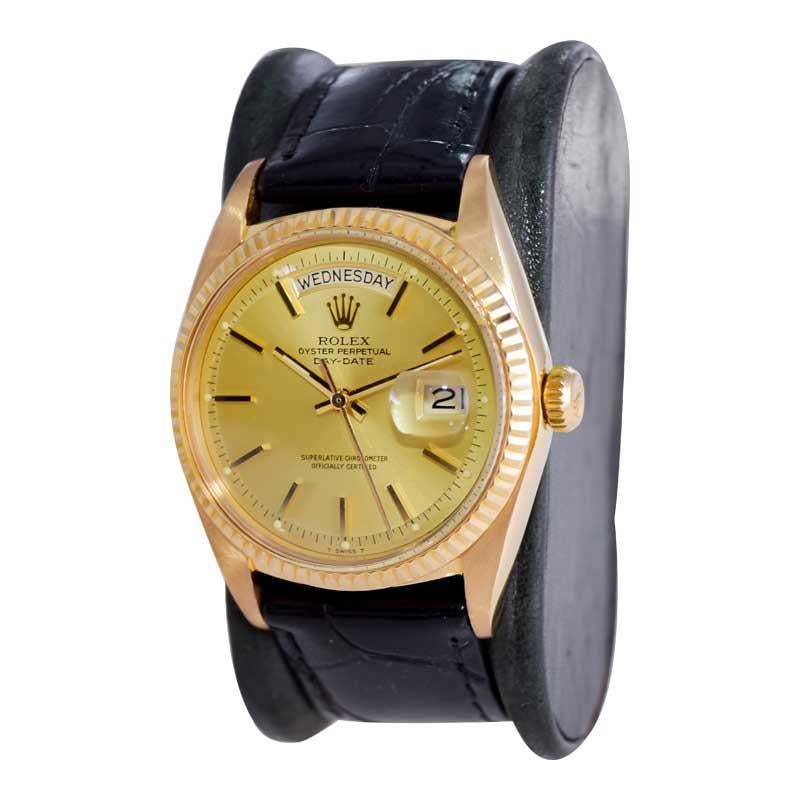 Women's or Men's Rolex 18Kt. Yellow Gold Man's President One Owner Watch from 1969 / 70