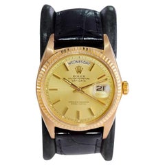 Rolex 18Kt. Ein-Inhaber-Uhr „Man''s President“ aus Gelbgold von 1969 / 70
