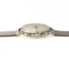 Rolex 1930s Reference 3858 Steel 2 Register Chronograph Wrist Watch