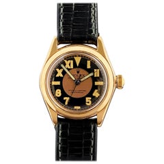 Vintage Rolex 1930s Rose Gold Ref 3121 Mid Size Mechanical Wrist Watch