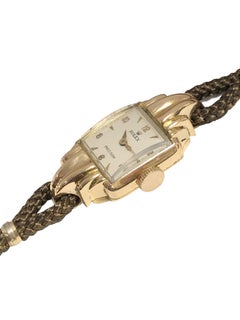 Rolex 1940s Rose Gold Ladies Mechanical Wrist Watch