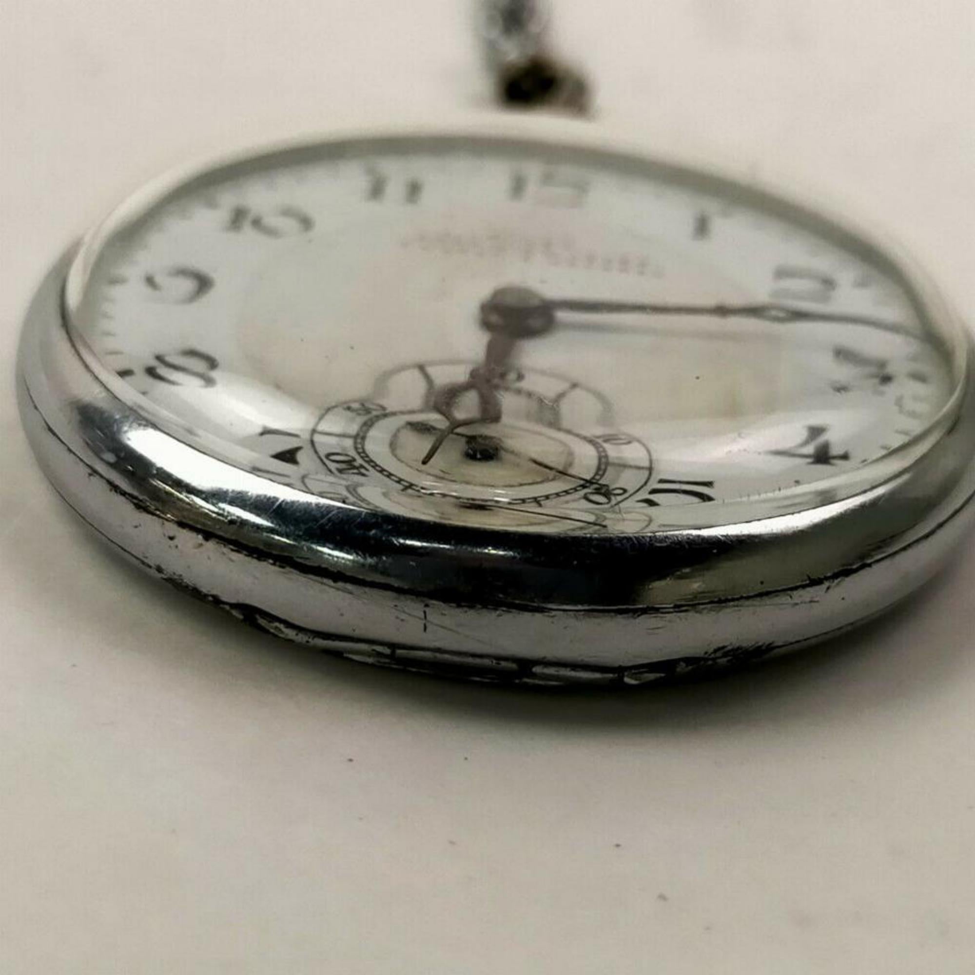 Rolex 1950 17 Jewels Precision Lever 7 World's Records Pocket Watch 855507 1