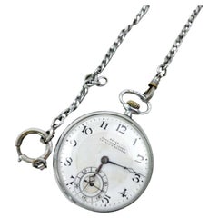 Rolex 1950 17 Jewels Precision Lever 7 World's Records Pocket Watch 855507