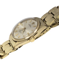 Rolex 1950s Ref 6567 Oyster Perpetual Gold Automatic Wristwatch on Bracelet