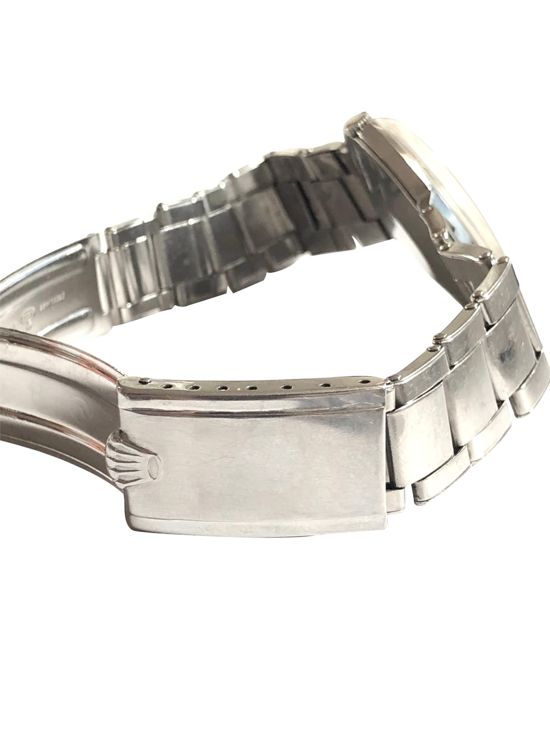 Montre-bracelet mécanique en acier Rolex «UFO Flying Saucer » des années 1950, réf. 9083 en vente 1