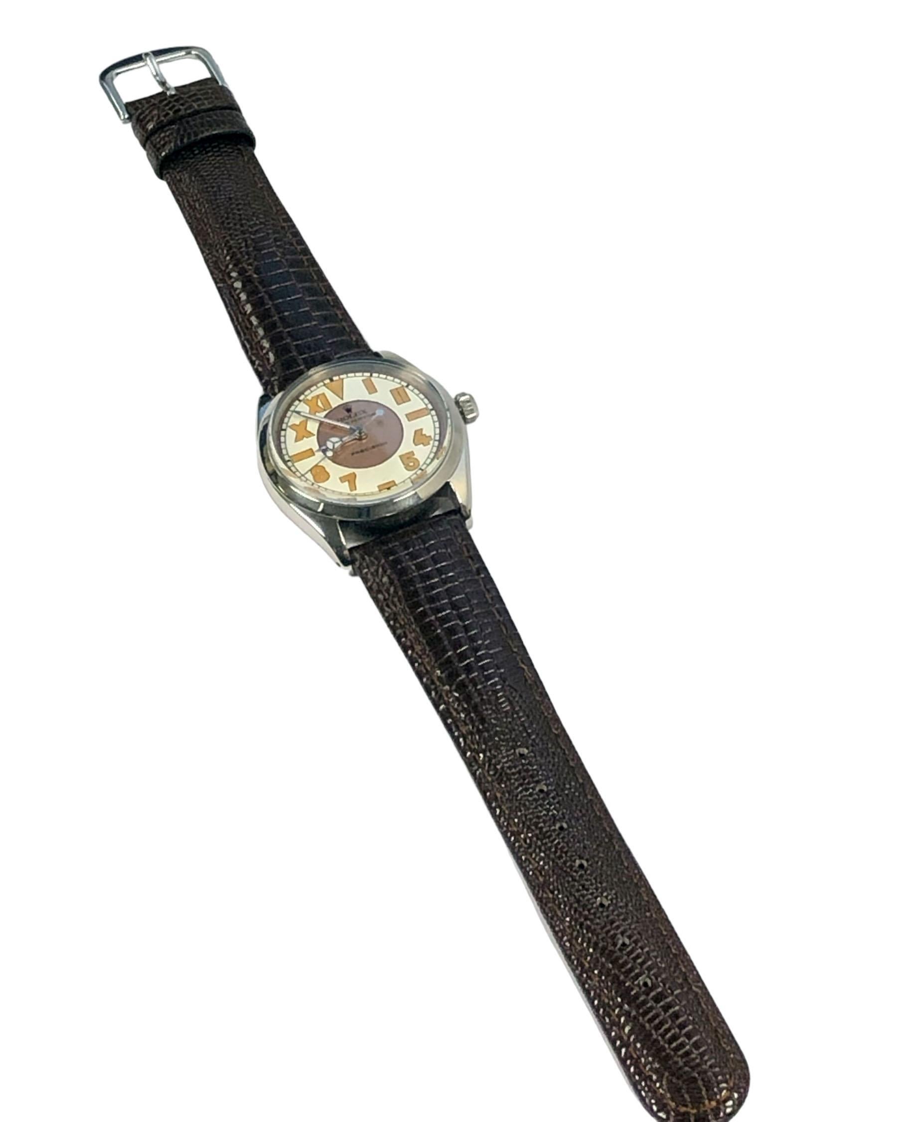 Rolex 1950s Vintage Ref 1002 Steel Self winding Wrist Watch 1