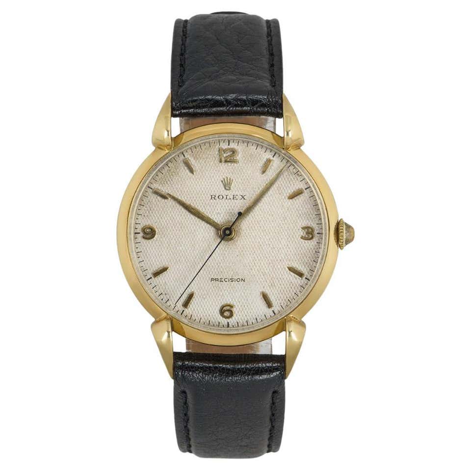 IWC Yellow Gold Wristwatch circa 1950s For Sale at 1stDibs