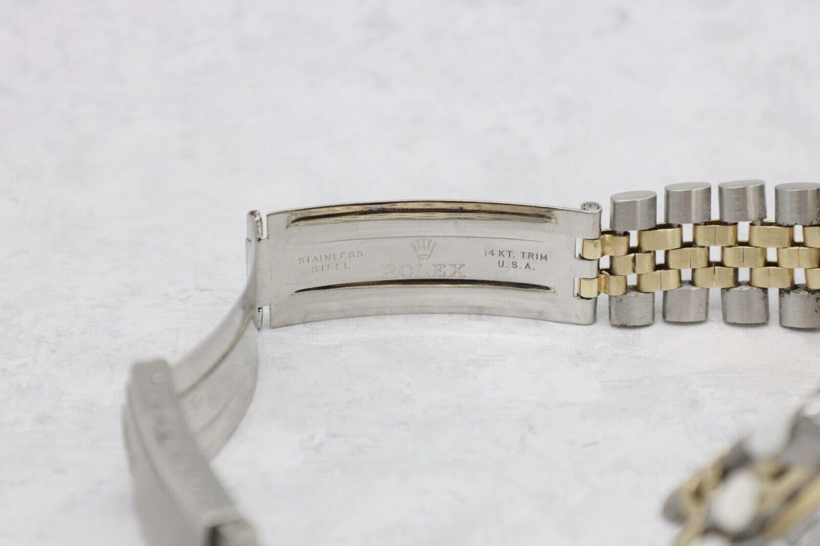 Rolex 1952-1961 Oyster 34 Perpetual Reference 1003 Two Tone Jubilee Band For Sale 2