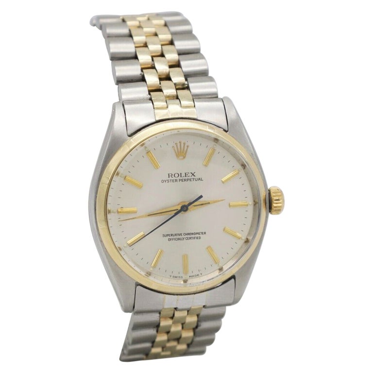 Rolex 1952-1961 Oyster 34 Perpetual Reference 1003 Two Tone