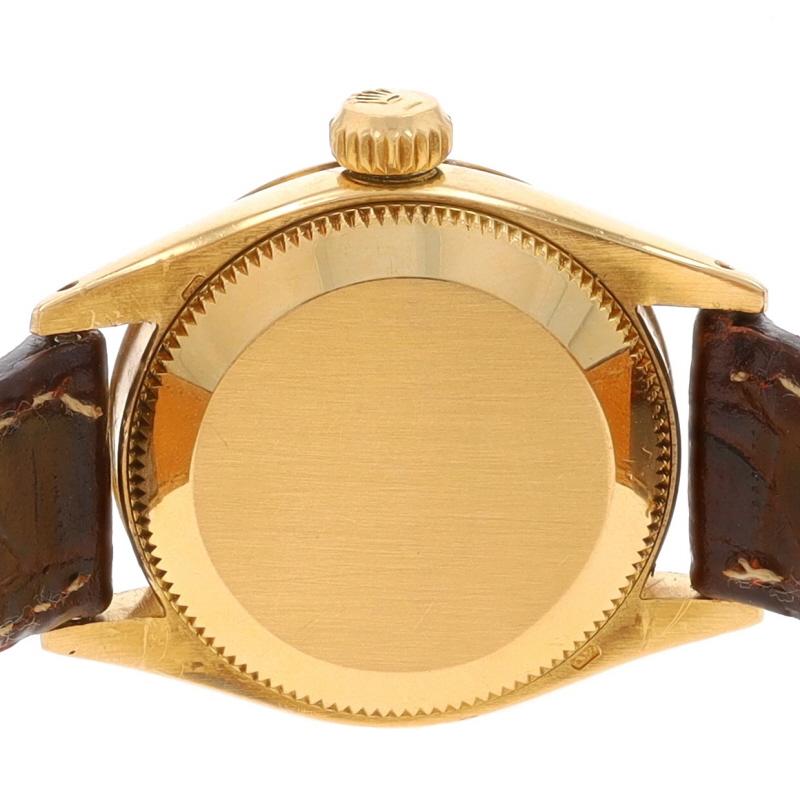 Rolex 1958 Lady-Datejust Watch 6517 - Yellow Gold 18k Automatic One Year For Sale 2