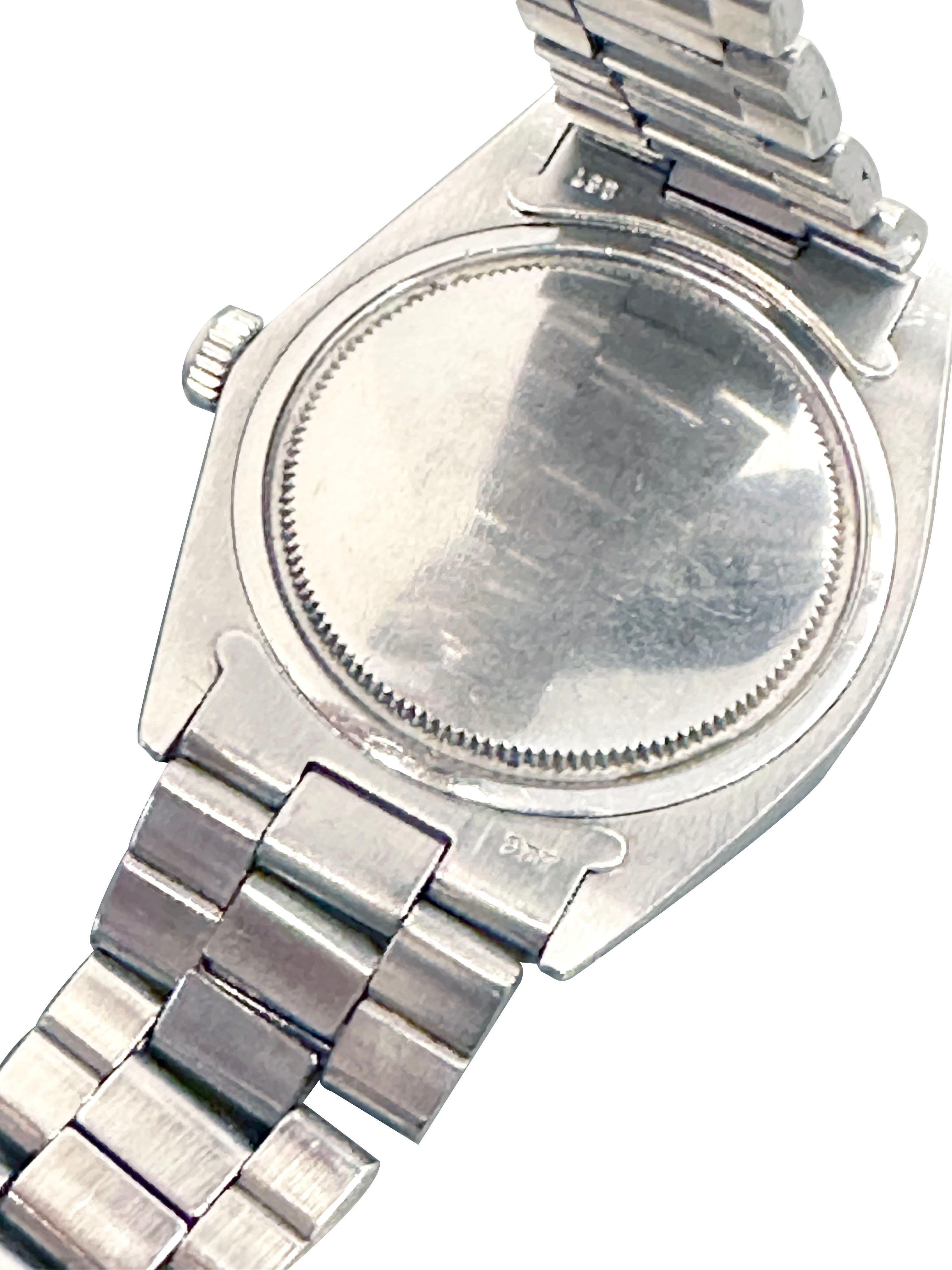 Rolex 1960er Oysterdate Precision 6694 Stahl-Armbanduhr im Zustand „Hervorragend“ im Angebot in Chicago, IL